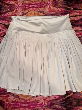 all in motion White Pleated Athletic Skort